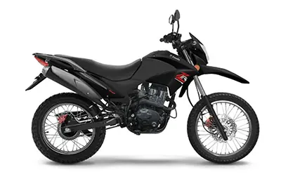 Color Negro para la moto Zanella Enduro ZR 125