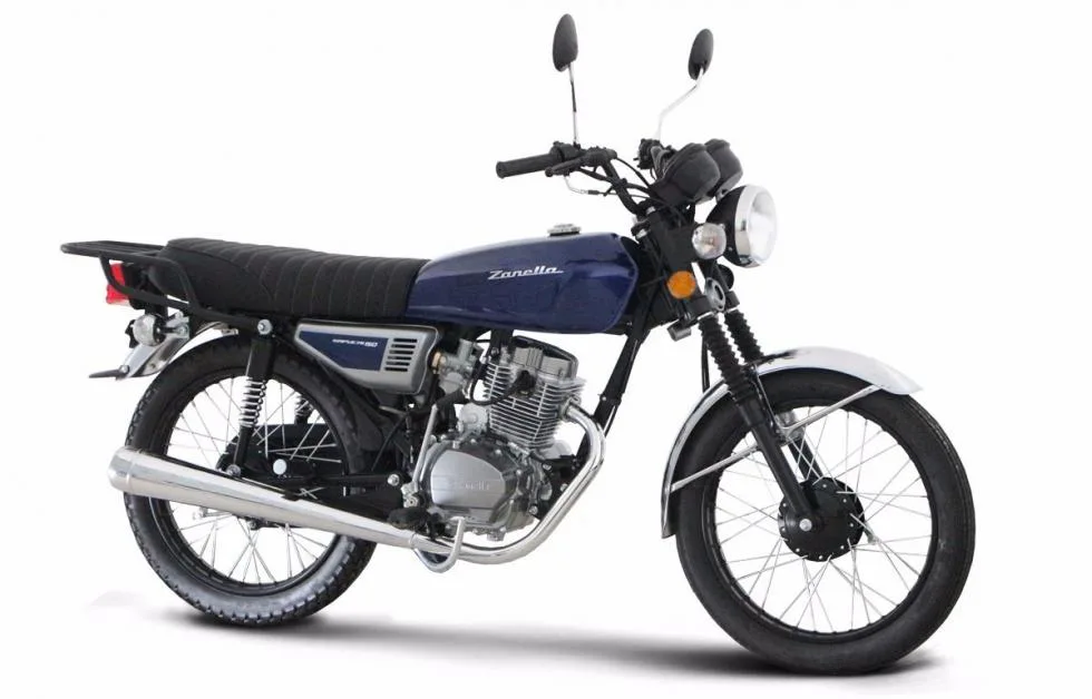 Color Azul para la moto Zanella Sapucai Retro 125