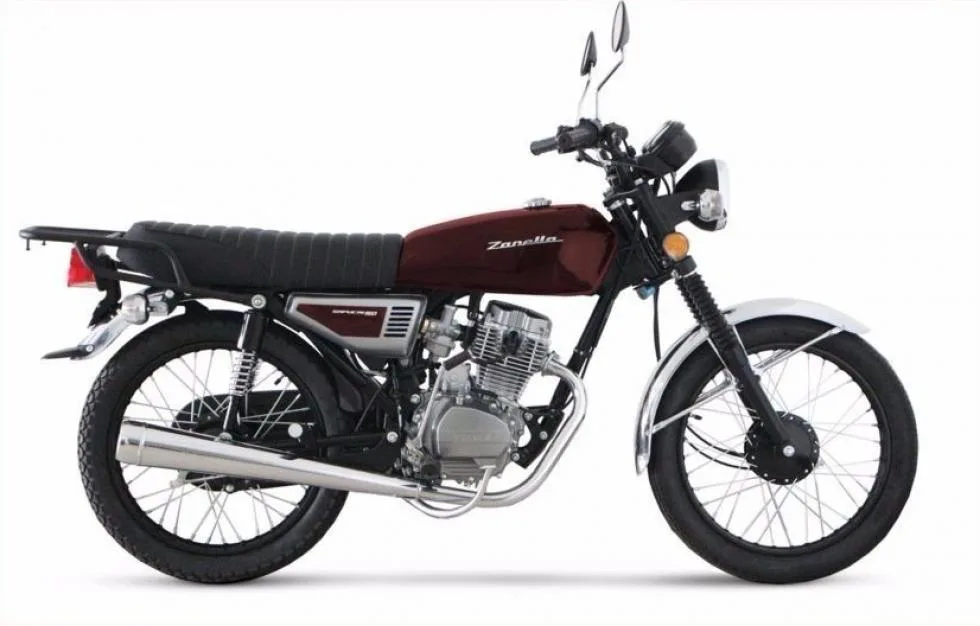 Color Rojo para la moto Zanella Sapucai Retro 125