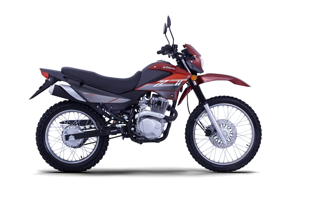 Color Rojo para la moto ZANELLA ZT 200
